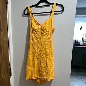 Hollister Yellow Mini Dress